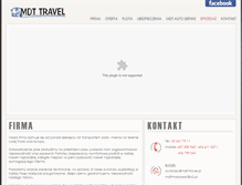 Tablet Screenshot of mdt-travel.pl